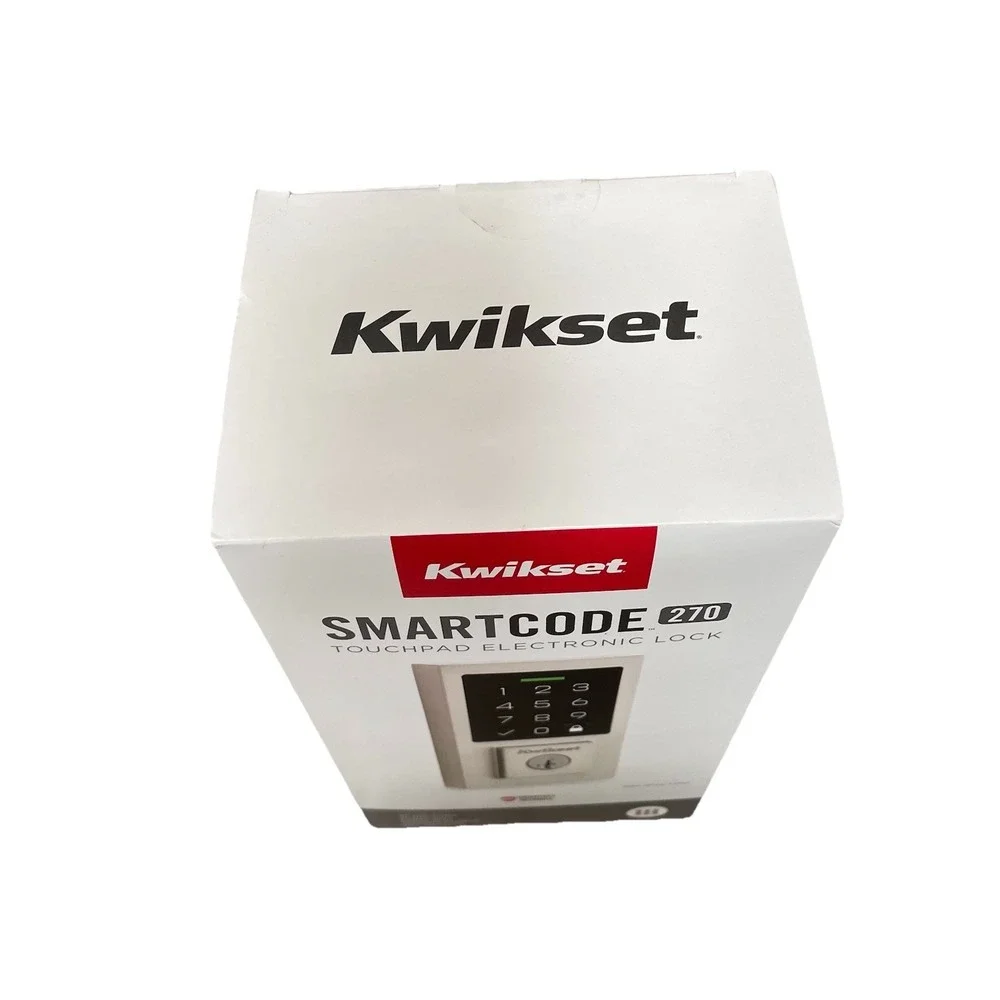 Kwikset SmartCode 270 Touchpad Electronic Deadbolt In Satin Nickel 992700004 NEW